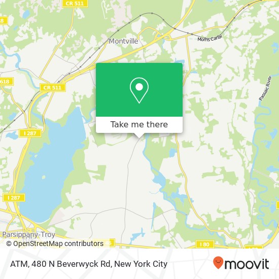 Mapa de ATM, 480 N Beverwyck Rd