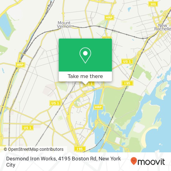 Mapa de Desmond Iron Works, 4195 Boston Rd