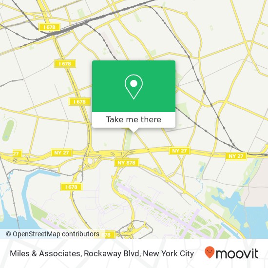 Miles & Associates, Rockaway Blvd map