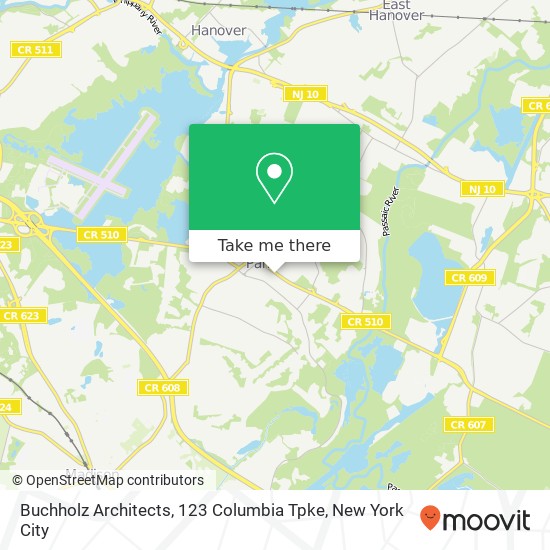 Buchholz Architects, 123 Columbia Tpke map