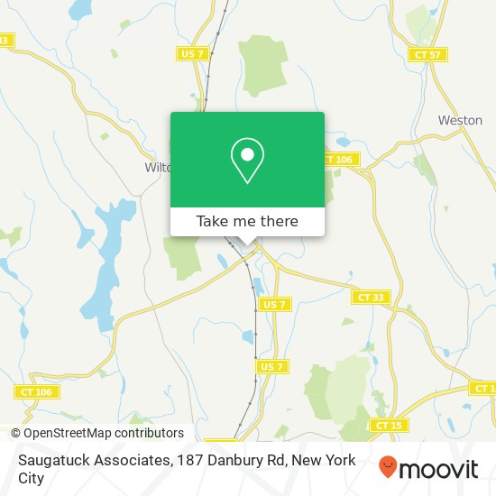 Saugatuck Associates, 187 Danbury Rd map