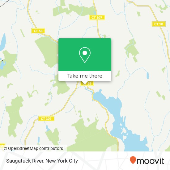 Saugatuck River map