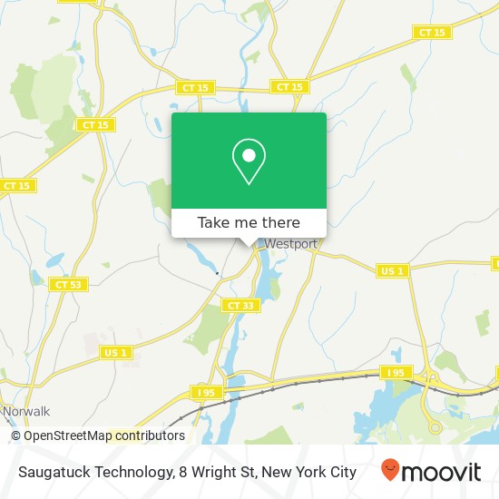 Mapa de Saugatuck Technology, 8 Wright St