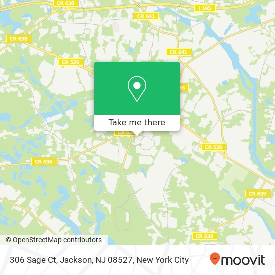 306 Sage Ct, Jackson, NJ 08527 map