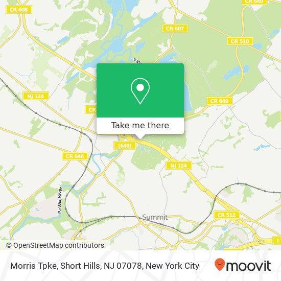 Morris Tpke, Short Hills, NJ 07078 map