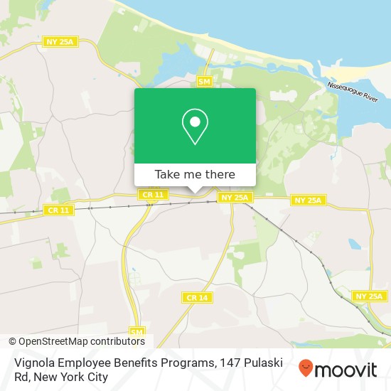 Mapa de Vignola Employee Benefits Programs, 147 Pulaski Rd