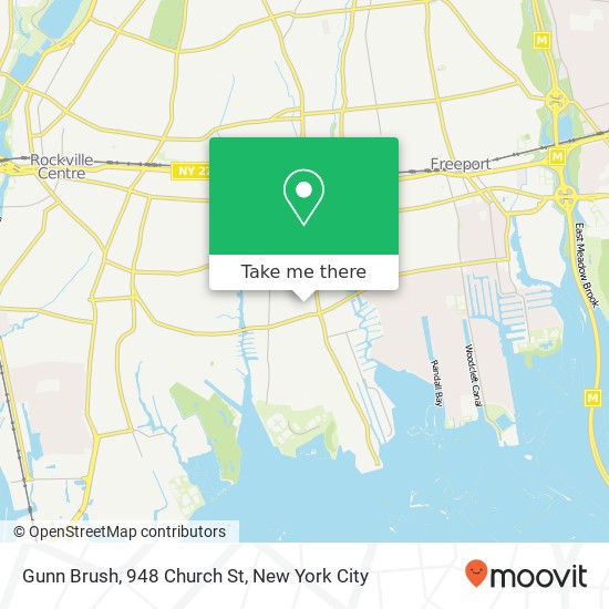 Gunn Brush, 948 Church St map