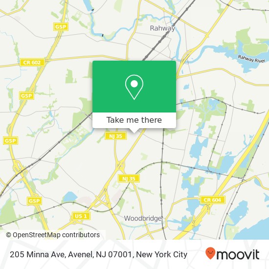 205 Minna Ave, Avenel, NJ 07001 map