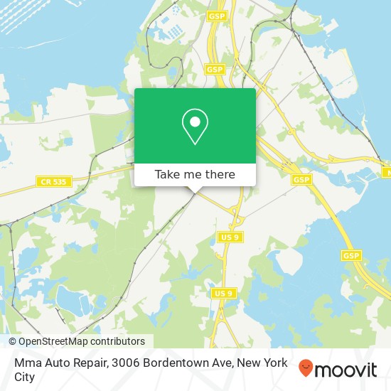 Mapa de Mma Auto Repair, 3006 Bordentown Ave