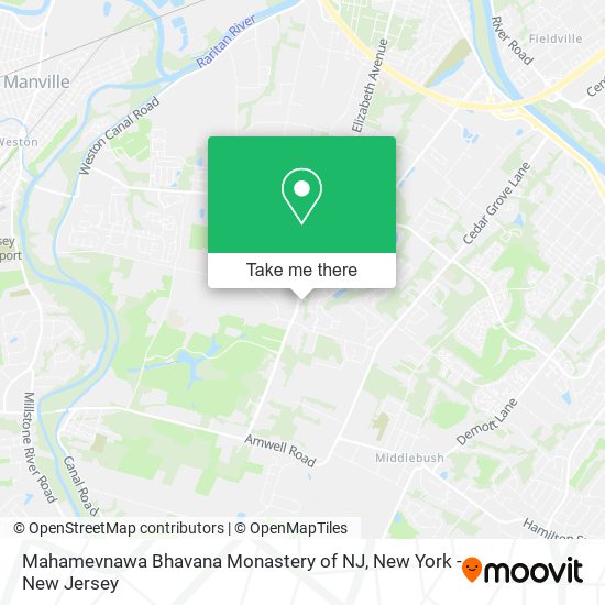 Mapa de Mahamevnawa Bhavana Monastery of NJ, 513 Elizabeth Ave