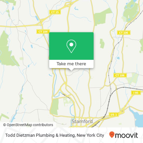 Todd Dietzman Plumbing & Heating map