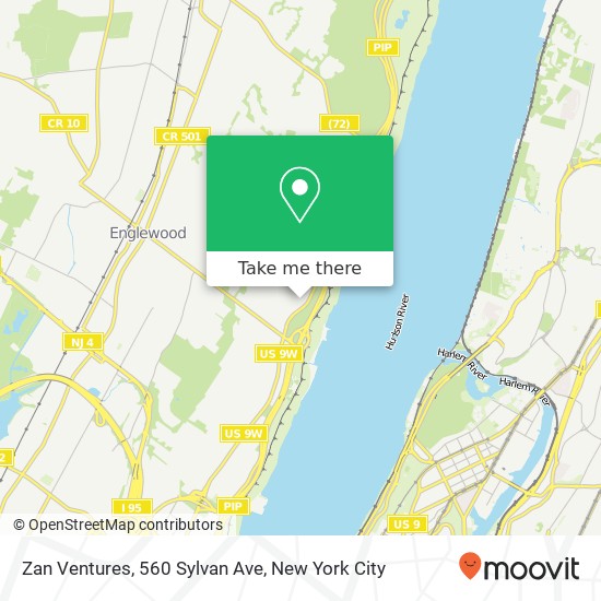 Mapa de Zan Ventures, 560 Sylvan Ave