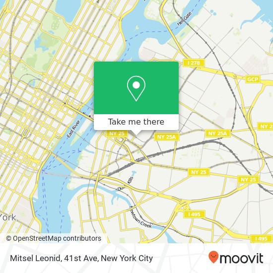 Mitsel Leonid, 41st Ave map