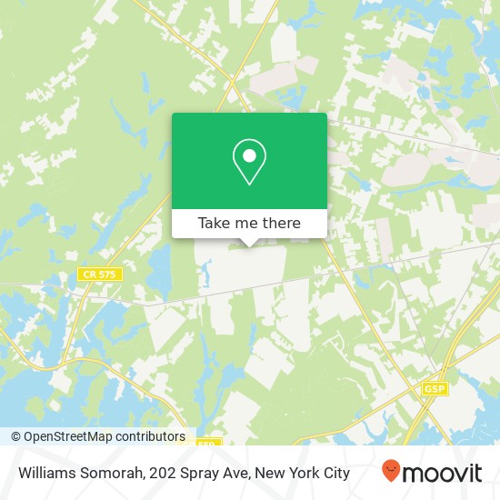 Mapa de Williams Somorah, 202 Spray Ave