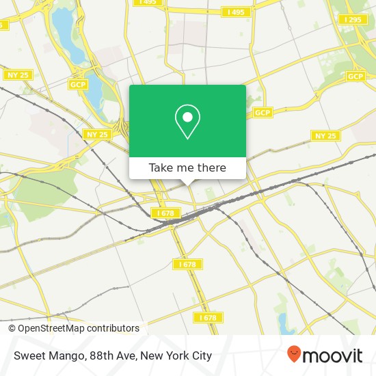 Sweet Mango, 88th Ave map