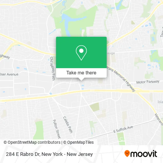 284 E Rabro Dr map