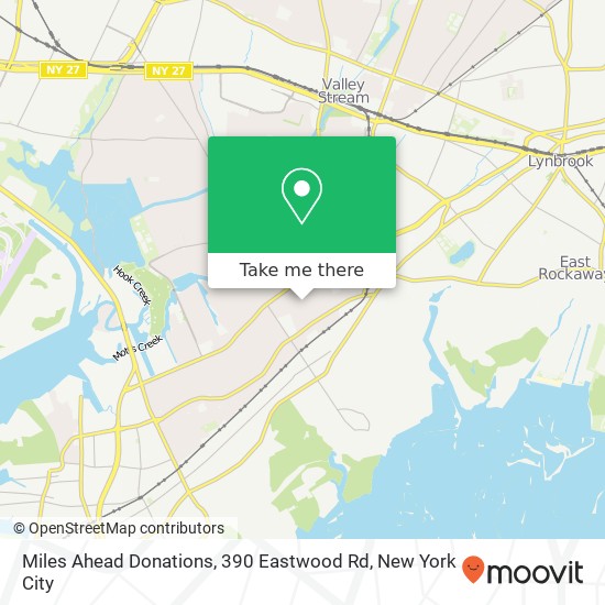 Miles Ahead Donations, 390 Eastwood Rd map