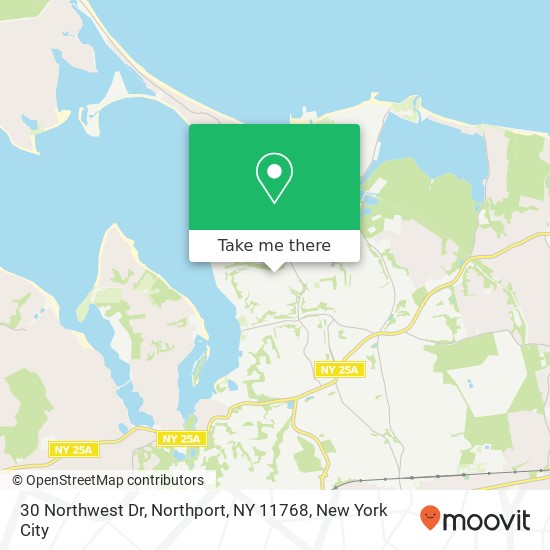 30 Northwest Dr, Northport, NY 11768 map