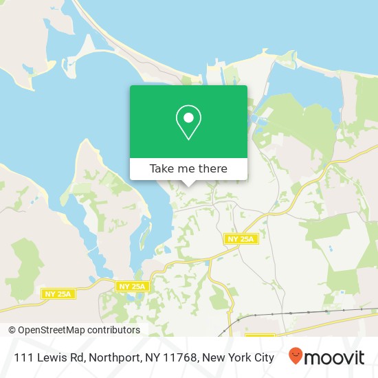 111 Lewis Rd, Northport, NY 11768 map