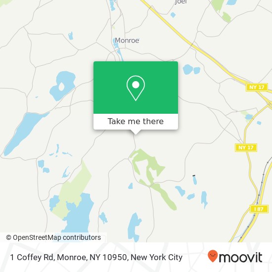 1 Coffey Rd, Monroe, NY 10950 map