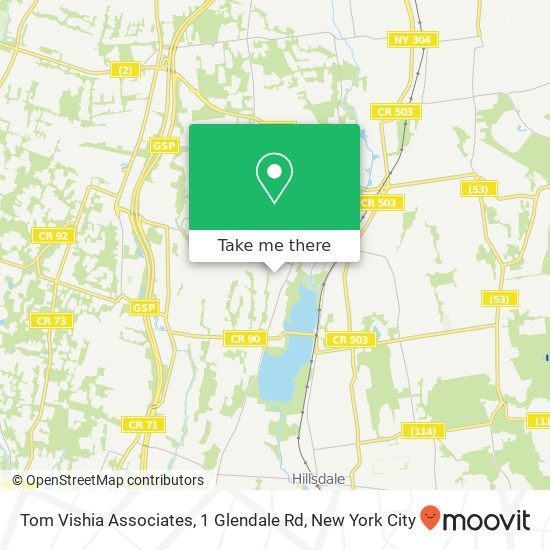 Tom Vishia Associates, 1 Glendale Rd map