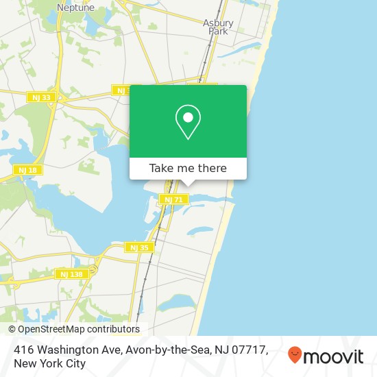 416 Washington Ave, Avon-by-the-Sea, NJ 07717 map