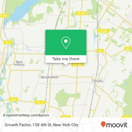 Growth Factor, 158 4th St map