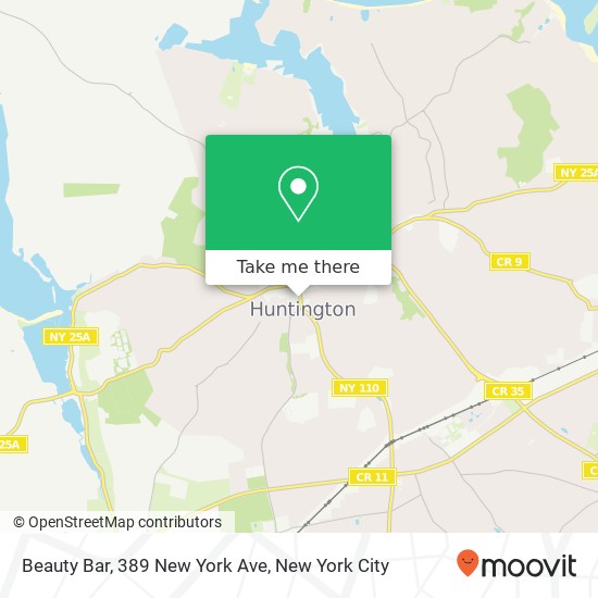 Beauty Bar, 389 New York Ave map