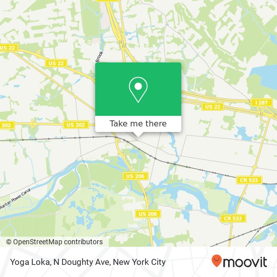 Yoga Loka, N Doughty Ave map