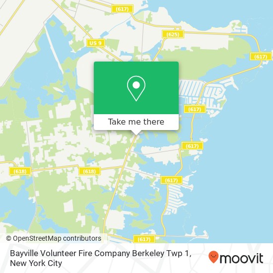 Bayville Volunteer Fire Company Berkeley Twp 1 map