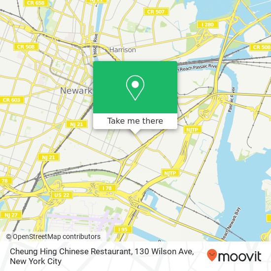 Cheung Hing Chinese Restaurant, 130 Wilson Ave map