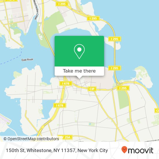 150th St, Whitestone, NY 11357 map