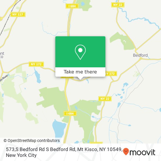 Mapa de 573,S Bedford Rd S Bedford Rd, Mt Kisco, NY 10549