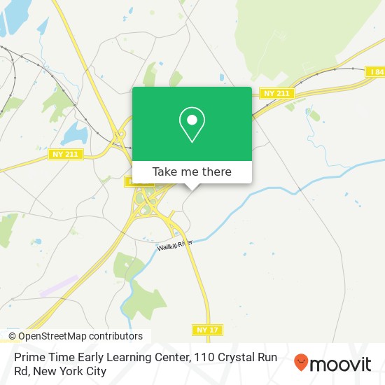 Mapa de Prime Time Early Learning Center, 110 Crystal Run Rd