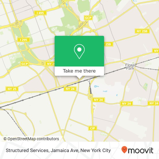 Structured Services, Jamaica Ave map