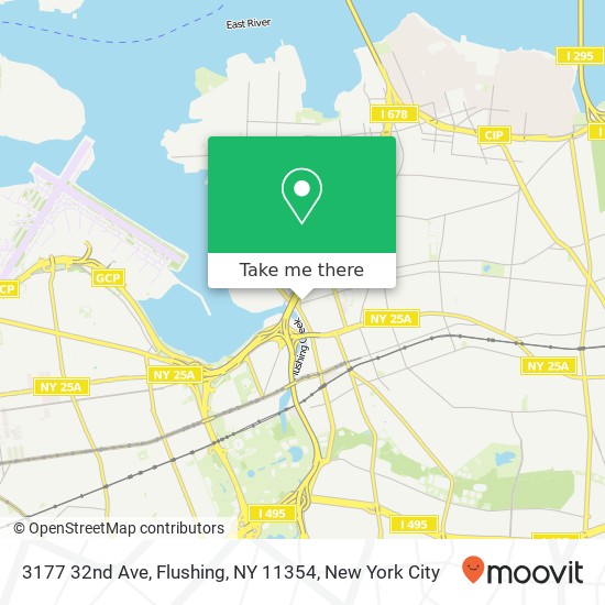 3177 32nd Ave, Flushing, NY 11354 map