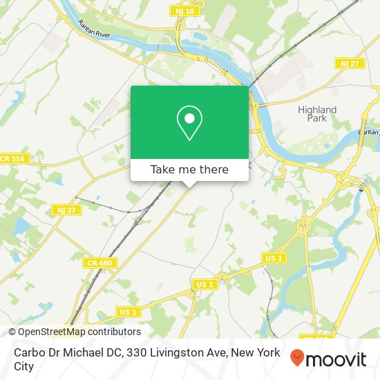 Mapa de Carbo Dr Michael DC, 330 Livingston Ave