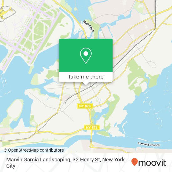 Mapa de Marvin Garcia Landscaping, 32 Henry St