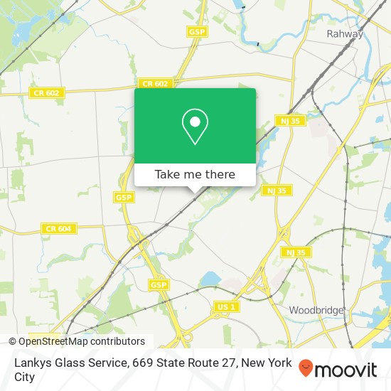 Mapa de Lankys Glass Service, 669 State Route 27