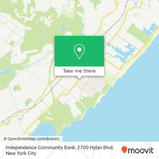 Mapa de Independence Community Bank, 2700 Hylan Blvd