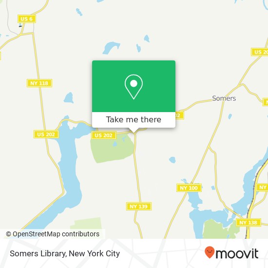 Somers Library map