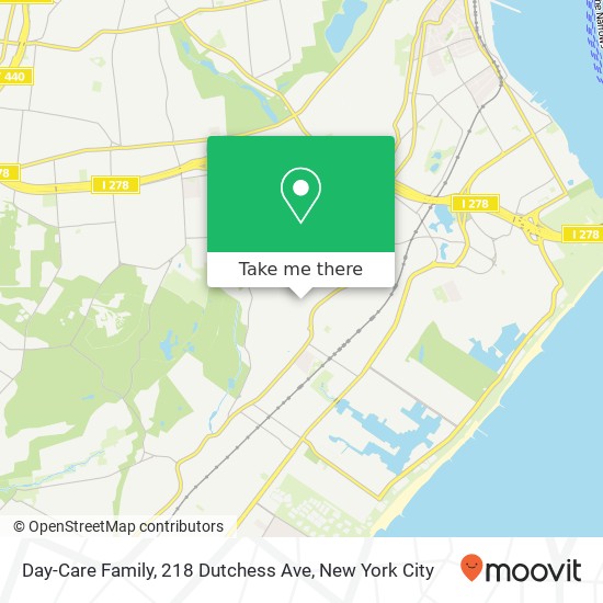 Mapa de Day-Care Family, 218 Dutchess Ave