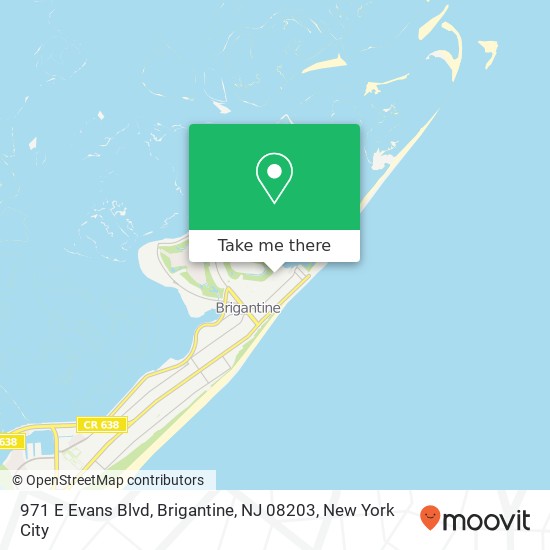 971 E Evans Blvd, Brigantine, NJ 08203 map