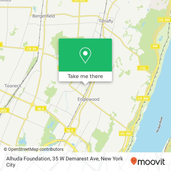Alhuda Foundation, 35 W Demarest Ave map