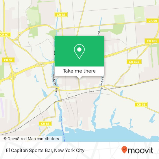 Mapa de El Capitan Sports Bar