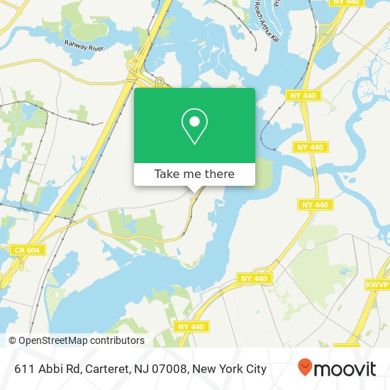 611 Abbi Rd, Carteret, NJ 07008 map