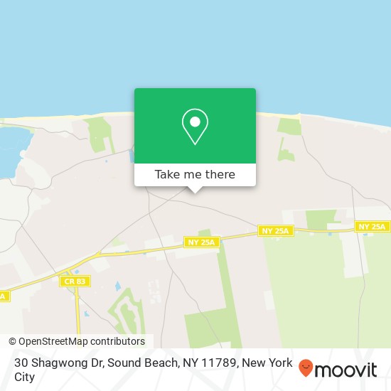 30 Shagwong Dr, Sound Beach, NY 11789 map