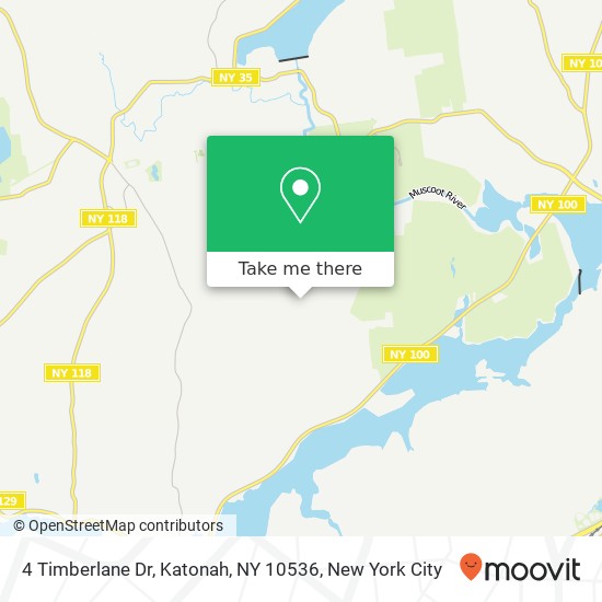 4 Timberlane Dr, Katonah, NY 10536 map