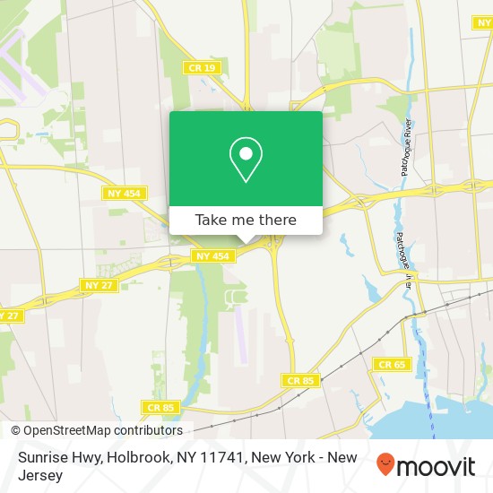 Sunrise Hwy, Holbrook, NY 11741 map