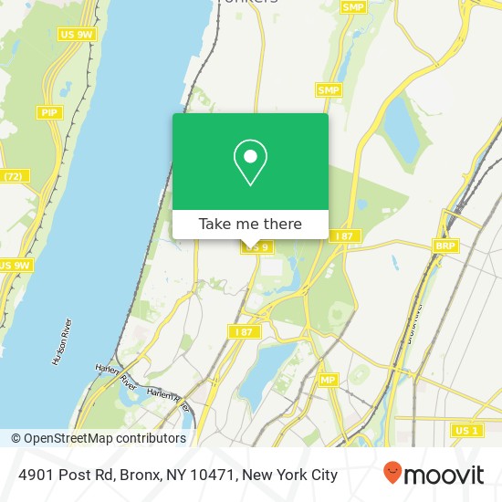 4901 Post Rd, Bronx, NY 10471 map